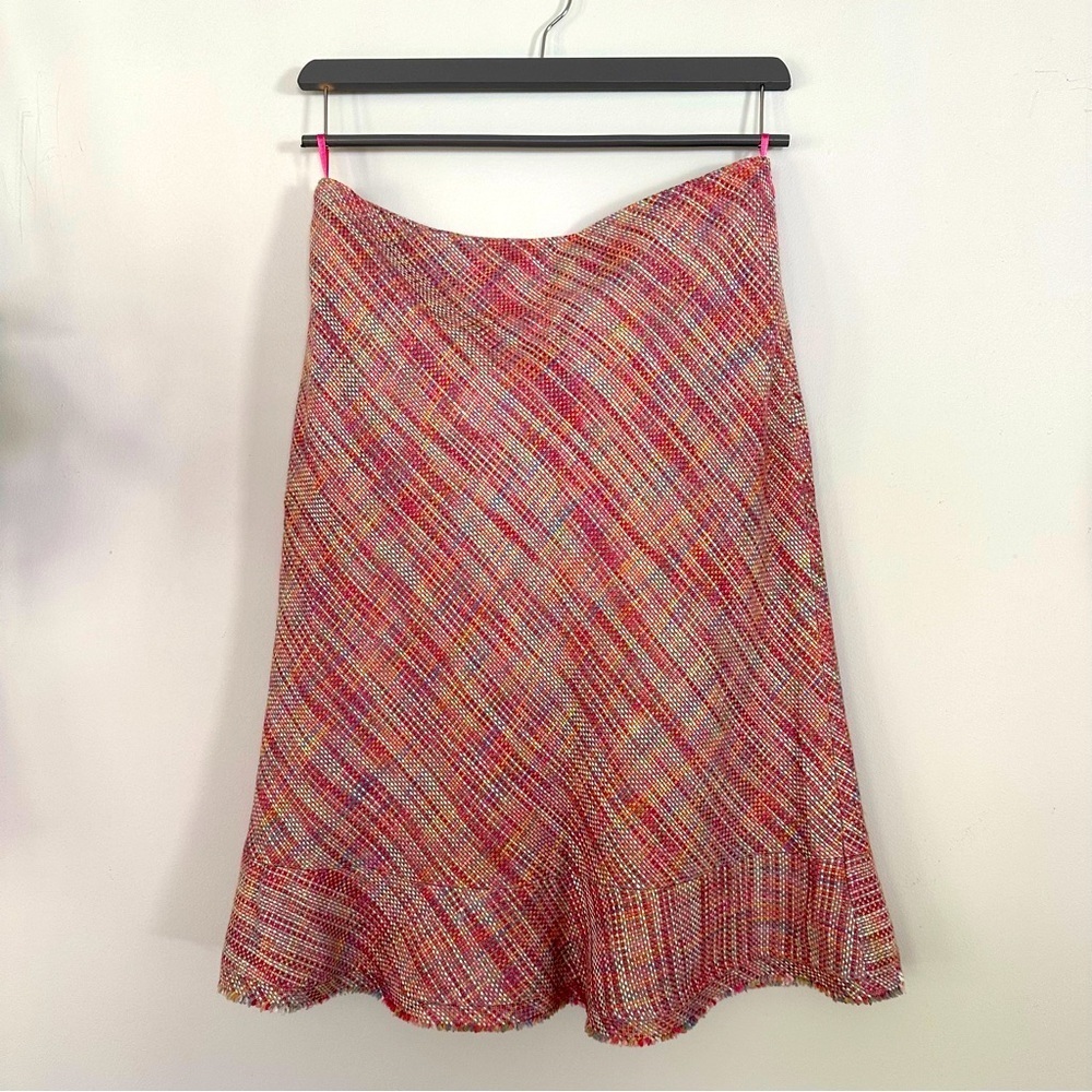 Vintage Per Una Pink Midi Skirt Size 12